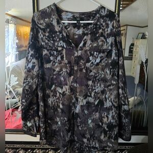 Women's Abstract Print Top